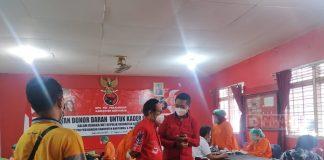 Peringati HUT RI ke-76, DPC PDI Perjuangan Banyumas Gelar Donor Darah