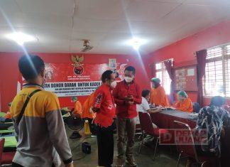 Peringati HUT RI ke-76, DPC PDI Perjuangan Banyumas Gelar Donor Darah