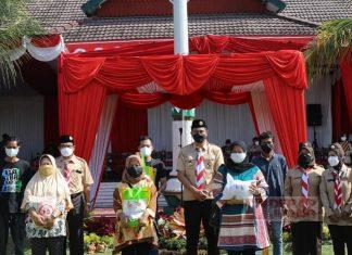 Peringati Hari Pramuka ke-60, Hamenang Bersama Kwarcab Klaten Adakan Bakti Sosial