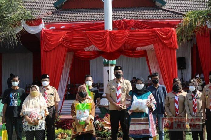 Peringati Hari Pramuka ke-60, Hamenang Bersama Kwarcab Klaten Adakan Bakti Sosial