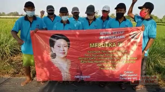 Puan Maharani Berikan Aspirasi Alsintan Kepada Gapoktan di Klaten
