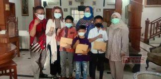 Puan Maharani Berikan Bantuan Kepada 3 Anak Yatim Piatu Akibat Covid-19 di Sragen