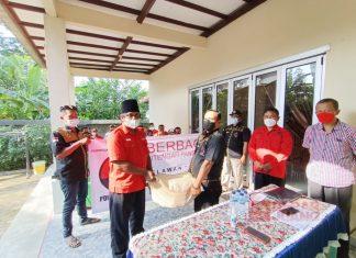 Relawan “Selalu Bersyukur” Bagikan Sembako di Purwojati