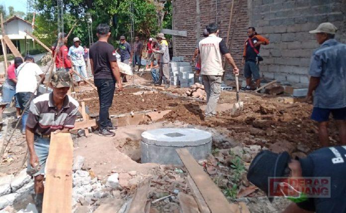 Sayap Partai Banteng Semarang Gotong Royong Wujudkan Rumah Layak Huni