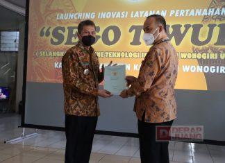 Setyo Sukarno Apresiasi Peluncuran Aplikasi “Sego Tiwul” milik ATR/BPN Wonogiri