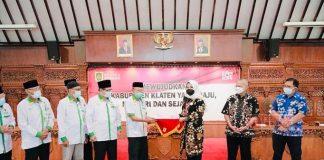 Sri Mulyani Terima Bantuan Logistik dari Baznas Klaten