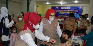 Sri Sumarni Apresiasi Pelaksanaan Vaksinasi Pelajar