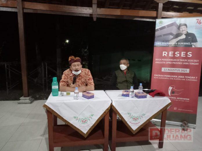 Stepanus Sukirno Jaring Aspirasi Bersama Komunitas Juang Klaten