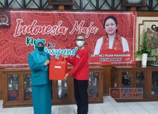 Sumarsono Salurkan Bantuan PMT Aspirasi dari Mbak Puan Maharani