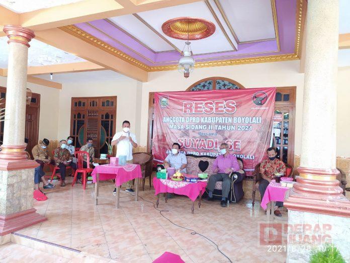 Suyadi Upayakan Bangun Jalan Poros Antar Desa
