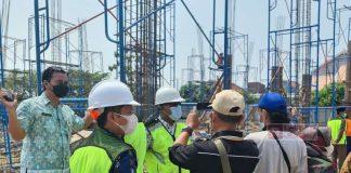 Tinjau Pembangunan Gedung Perpustakaan, Munawir: Kami Harap Selesai Tepat Waktu