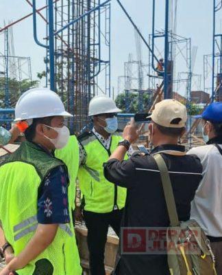 Tinjau Pembangunan Gedung Perpustakaan, Munawir: Kami Harap Selesai Tepat Waktu