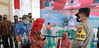 Wakil Bupati Kebumen Kunjungi Sentra Vaksinasi Merdeka Candi