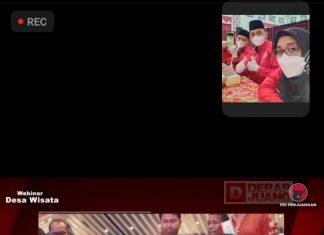 Ikuti Webinar Desa Wisata, DPC Partai Kabupaten Tegal Dorong Pengembangan dan Inovasi Desa