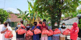 Wujud Kepedulian DPC PDI Perjuangan Blora, Salurkan Bantuan Sembako