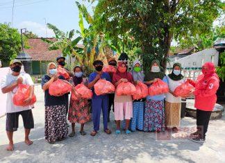 Wujud Kepedulian DPC PDI Perjuangan Blora, Salurkan Bantuan Sembako