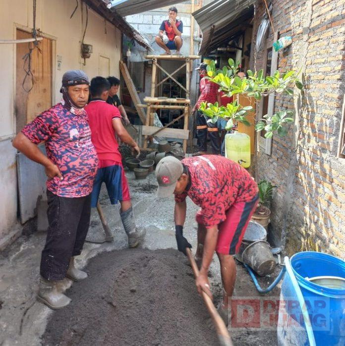 Wujud Kepedulian Kader “Banteng Singo Ndoko”