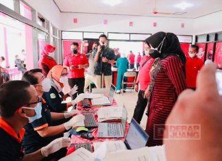 Wujudkan Herd Imunity di Masyarakat, DPC PDI Perjuangan Klaten Selenggarakan Vaksinasi