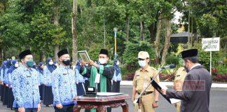 Ambil Sumpah 327 PNS, Afif Nurhidayat Tekankan Kedisiplin Pegawai