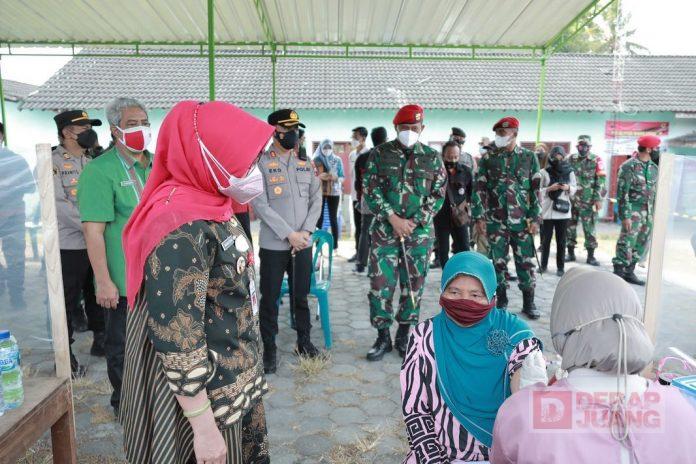 Angka Covid-19 di Klaten Menurun, Sri Mulyani Terus Genjot Percepatan Vaksinasi