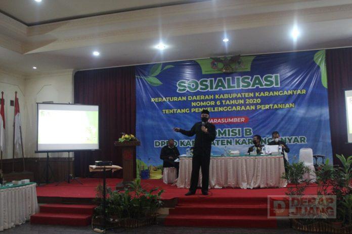 Bagus Selo Sosialisasikan Perda Nomor 6 Tahun 2020 Tentang Penyelenggaraan Pertanian