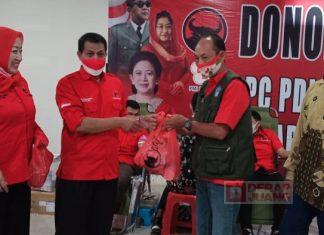 Bakti Sosial Kader PDI Perjuangan Pemalang Sumbangkan 47 Kantong Darah untuk PMI