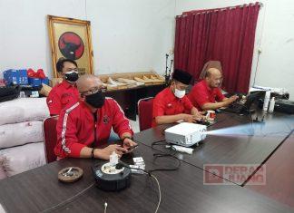Banteng Banyumas Ikuti Virtual Pemberian Penghargaan dari DPP Partai Kepada Atlet Paralimpiade Tokyo 2020
