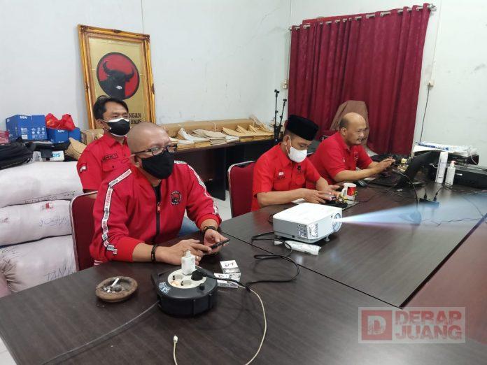 Banteng Banyumas Ikuti Virtual Pemberian Penghargaan dari DPP Partai Kepada Atlet Paralimpiade Tokyo 2020