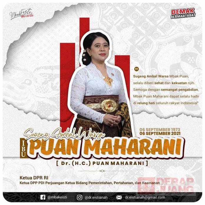 Bupati Demak; Mbak Puan Sosok Cendekia Bangsa