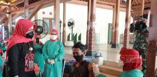 Capai Target Herd Imunity, Sri Mulyani Menggelar Vaksinasi di Kecamatan Pedan