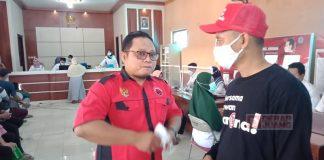 DPC PDI Perjuangan Brebes Gelar Vaksinasi Massal di Kecamatan Kersana