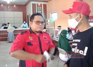 DPC PDI Perjuangan Brebes Gelar Vaksinasi Massal di Kecamatan Kersana