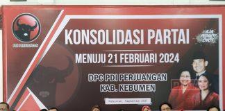 DPC PDI Perjuangan Kebumen Gelar Konsolidasi Menuju Pemilu 2024