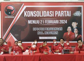DPC PDI Perjuangan Kebumen Gelar Konsolidasi Menuju Pemilu 2024