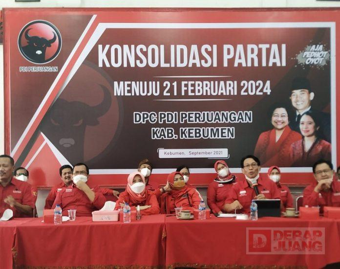 DPC PDI Perjuangan Kebumen Gelar Konsolidasi Menuju Pemilu 2024