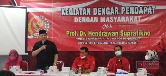 DPC Partai Pemalang Konsolidasikan Satgas Bersama Anggota DPR RI