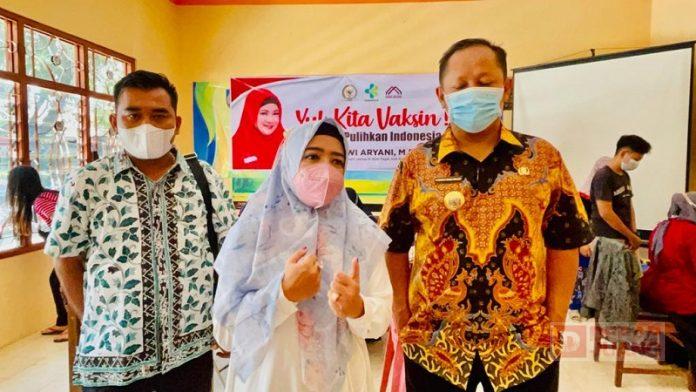 Dewi Aryani Geber Vaksinasi 200 Titik di 18 Kecamatan