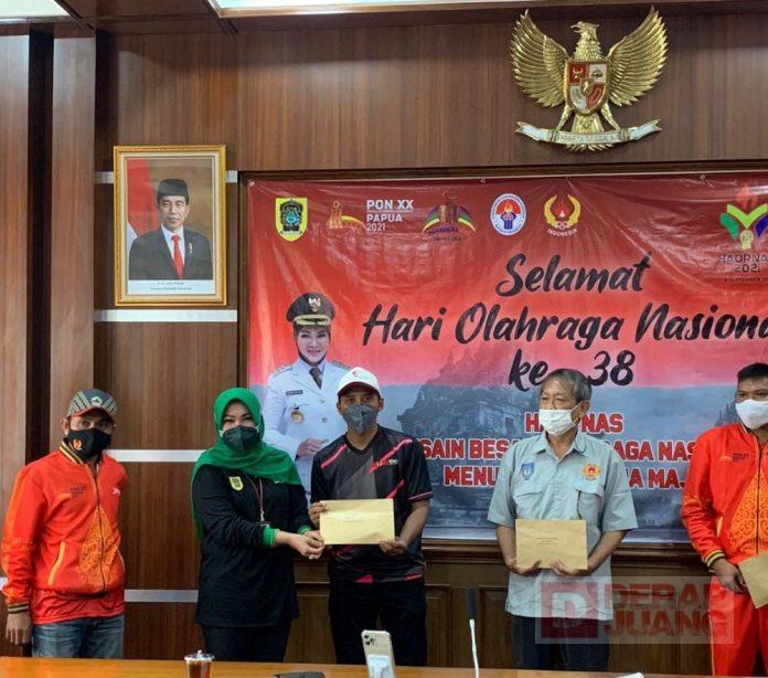 Dukung Atlet Klaten, Sri Mulyani Kami Optimis Mampu Meraih Medali Emas