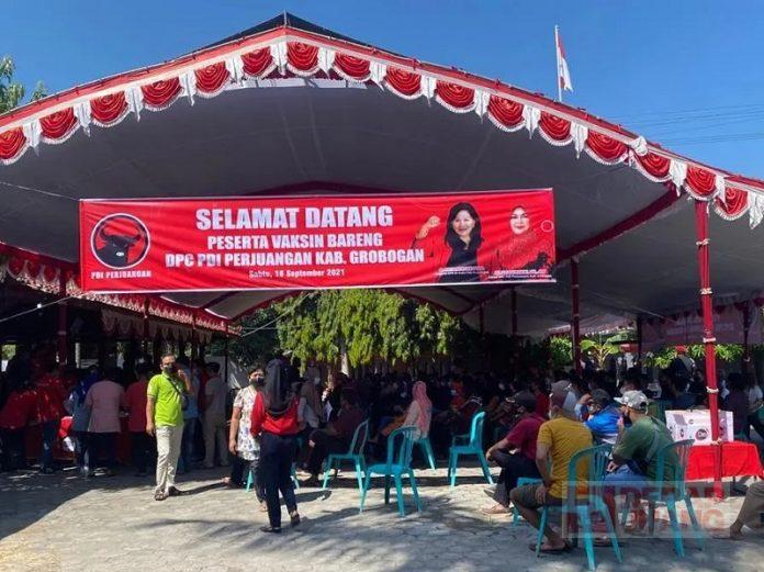 Dukung Herd Immunity, Kader Grobogan Gelar Vaksinasi Gratis