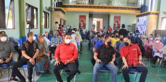 Gebyar Vaksinasi Dosis I DPC PDI Perjuangan Kudus