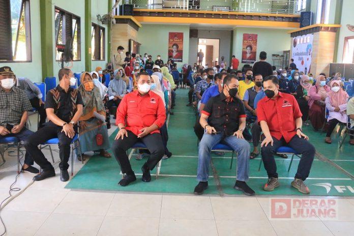 Gebyar Vaksinasi Dosis I DPC PDI Perjuangan Kudus