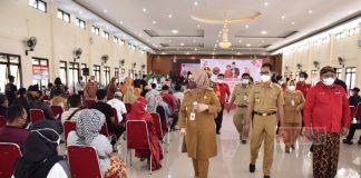 Gerakkan Mesin Partai, DPC PDI Perjuangan Sukoharjo Gelar Vaksinasi