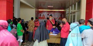 Gerilya DPC PDI Perjuangan Brebes dalam Pemerataan Dosis Vaksin