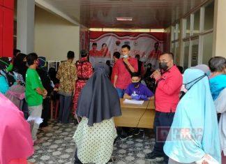 Gerilya DPC PDI Perjuangan Brebes dalam Pemerataan Dosis Vaksin