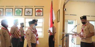 Hamenang Lantik Saka Adhyaksa Pemilu Masa Bakti 2021-2026