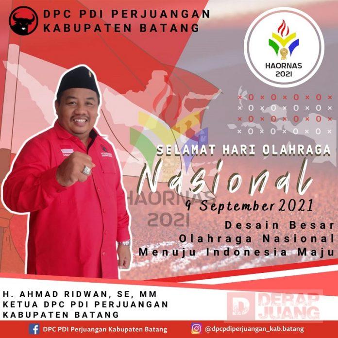 Haornas, Ridwan Ayo Olahraga untuk Kebugaran Tubuh