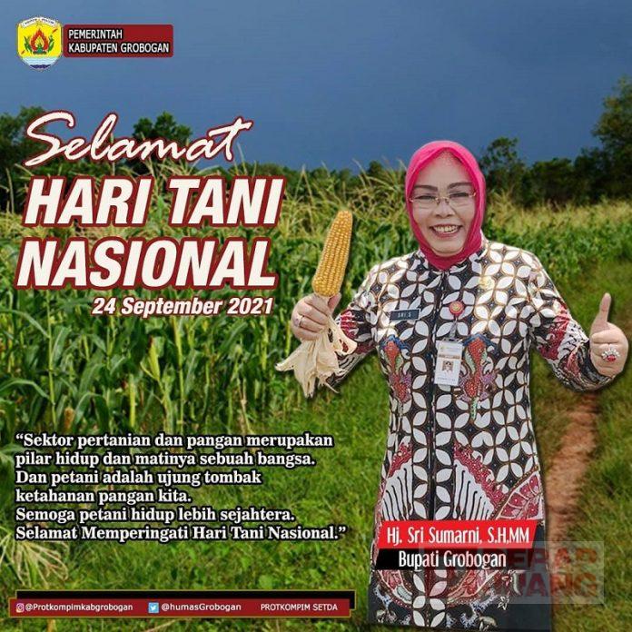 Hari Tani Nasional, Sri Sumarni Janji Tidak Akan Alih Fungsi Lahan Pertanian