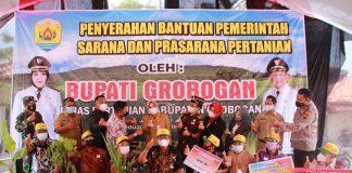 Jelang Musim Panen, Bupati Grobogan Secara Simbolis Berikan Bantuan Alsintan