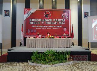 Jelang Pemilu 2024, Kader Banteng Banyumas Gelar Konsolidasi