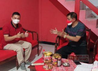 Ketua PAC Moga Diskusi KomandanTe dengan Ketua DPC Pemalang